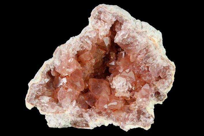 Sparkly, Pink Amethyst Geode Section - Argentina #170141